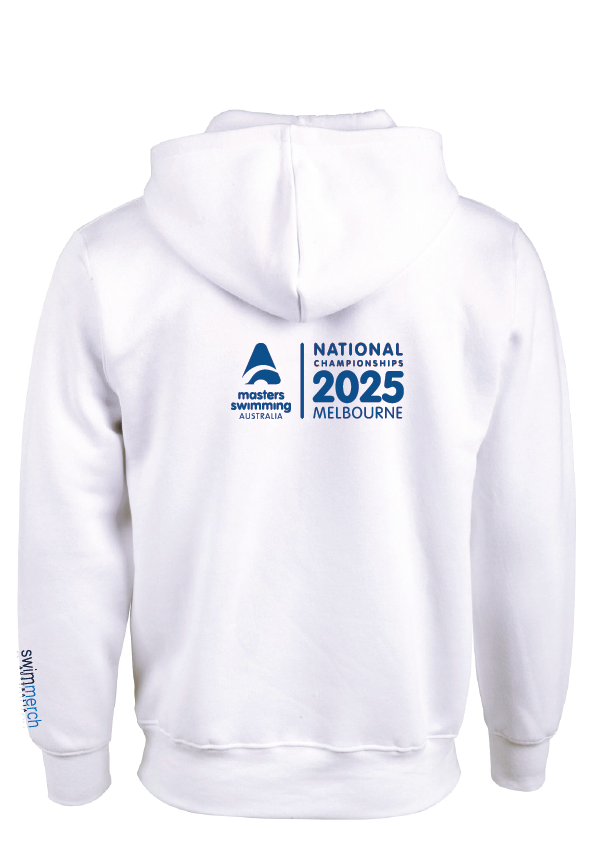 2025 NATIONAL MASTERS CHAMPIONSHIP HOODIE - UNISEX WHITE