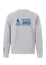 2025 NATIONAL MASTERS CHAMPIONSHIP SWEAT TOP - UNISEX GREY MARLE