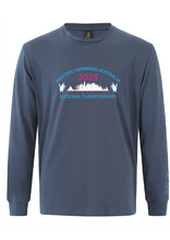 2025 NATIONAL MASTERS CHAMPIONSHIP LONG SLEEVE TEE -UNISEX SLATE BLUE