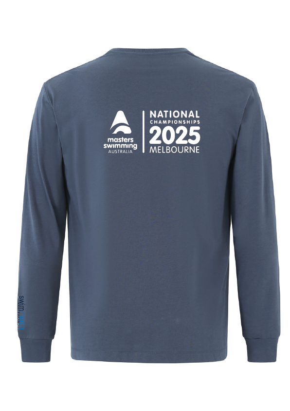 2025 NATIONAL MASTERS CHAMPIONSHIP LONG SLEEVE TEE -UNISEX SLATE BLUE