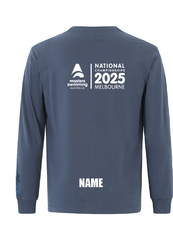 2025 NATIONAL MASTERS CHAMPIONSHIP LONG SLEEVE TEE -UNISEX SLATE BLUE
