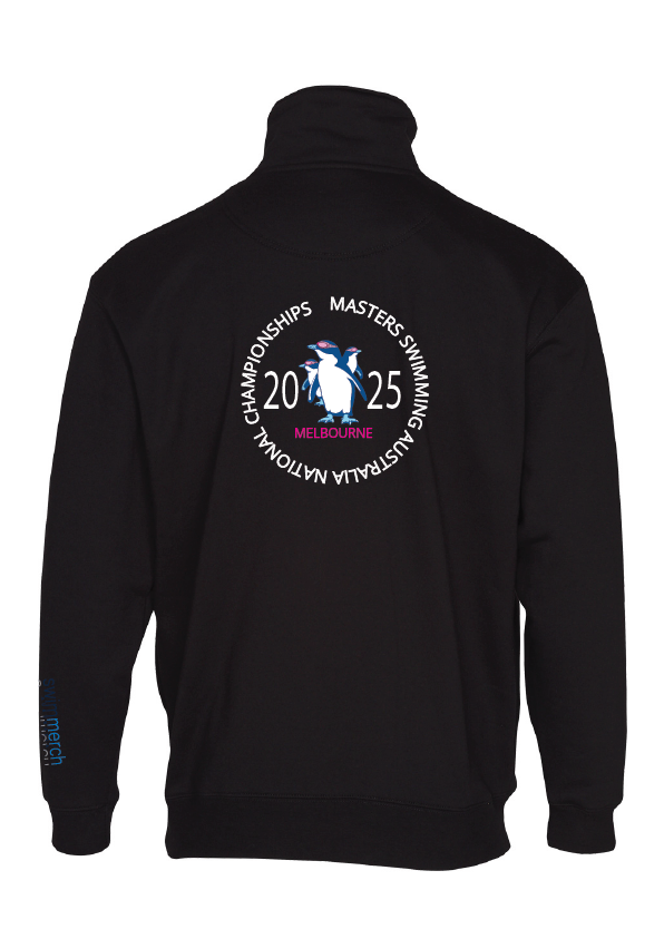 2025 NATIONAL MASTERS CHAMPIONSHIP 1/4 ZIP SWEAT - UNISEX BLACK