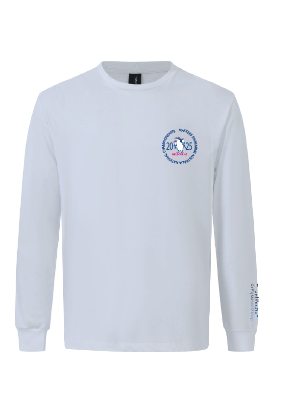2025 NATIONAL MASTERS CHAMPIONSHIP LONG SLEEVE TEE -UNISEX WHITE