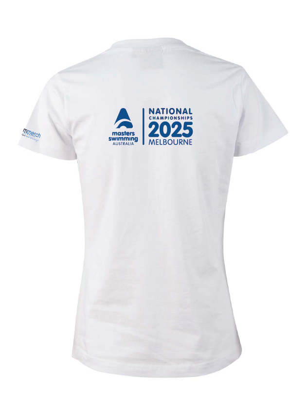 2025 National Masters Championship short sleeve tee - Women's White