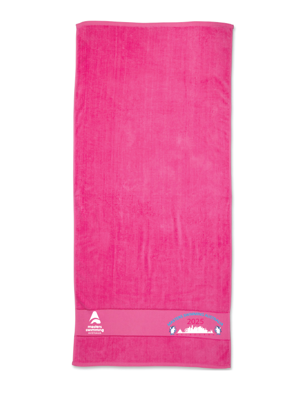 2025 NATIONAL MASTERS CHAMPIONSHIP TOWEL - MAGENTA