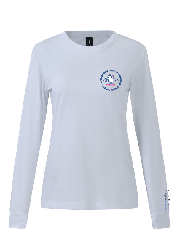 2025 NATIONAL MASTERS CHAMPIONSHIP LONG SLEEVE TEE -WOMEN'S WHITE