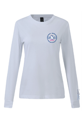 2025 NATIONAL MASTERS CHAMPIONSHIP LONG SLEEVE TEE -WOMEN'S WHITE