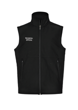 Officials Women's Soft Shell Vest- Black