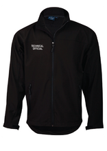 Officials Men's Soft Shell Jacket  - Black