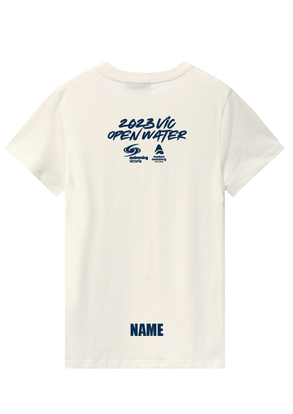 2023 VIC OPEN WATER TEE - ECRU