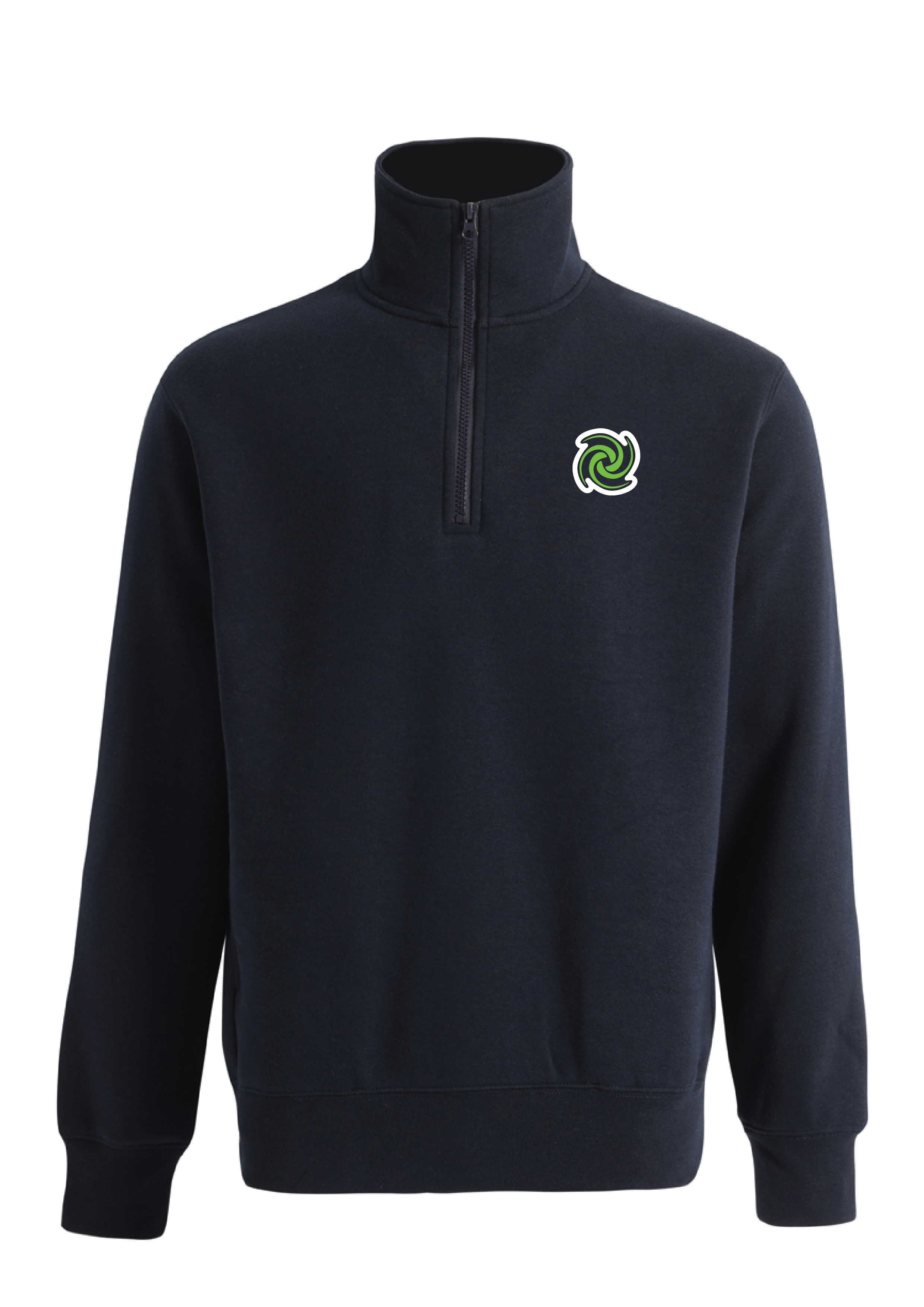 PROPULSION SWIM CLUB 1/4 ZIP SWEAT TOP - NAVY