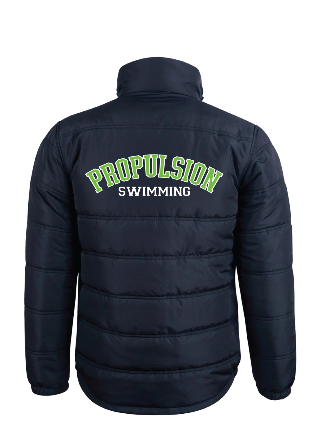 PROPULSION SWIM CLUB PUFFA JACKET - NAVY