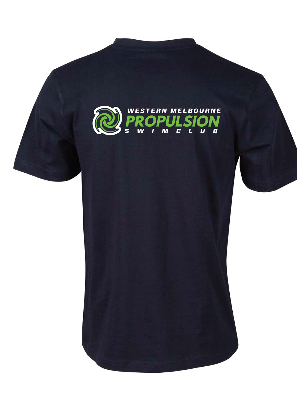 WESTERN MELBOURNE PROPULSION SHORT SLEEVE SWIM CLUB TEE - WOMEN'S NAVY