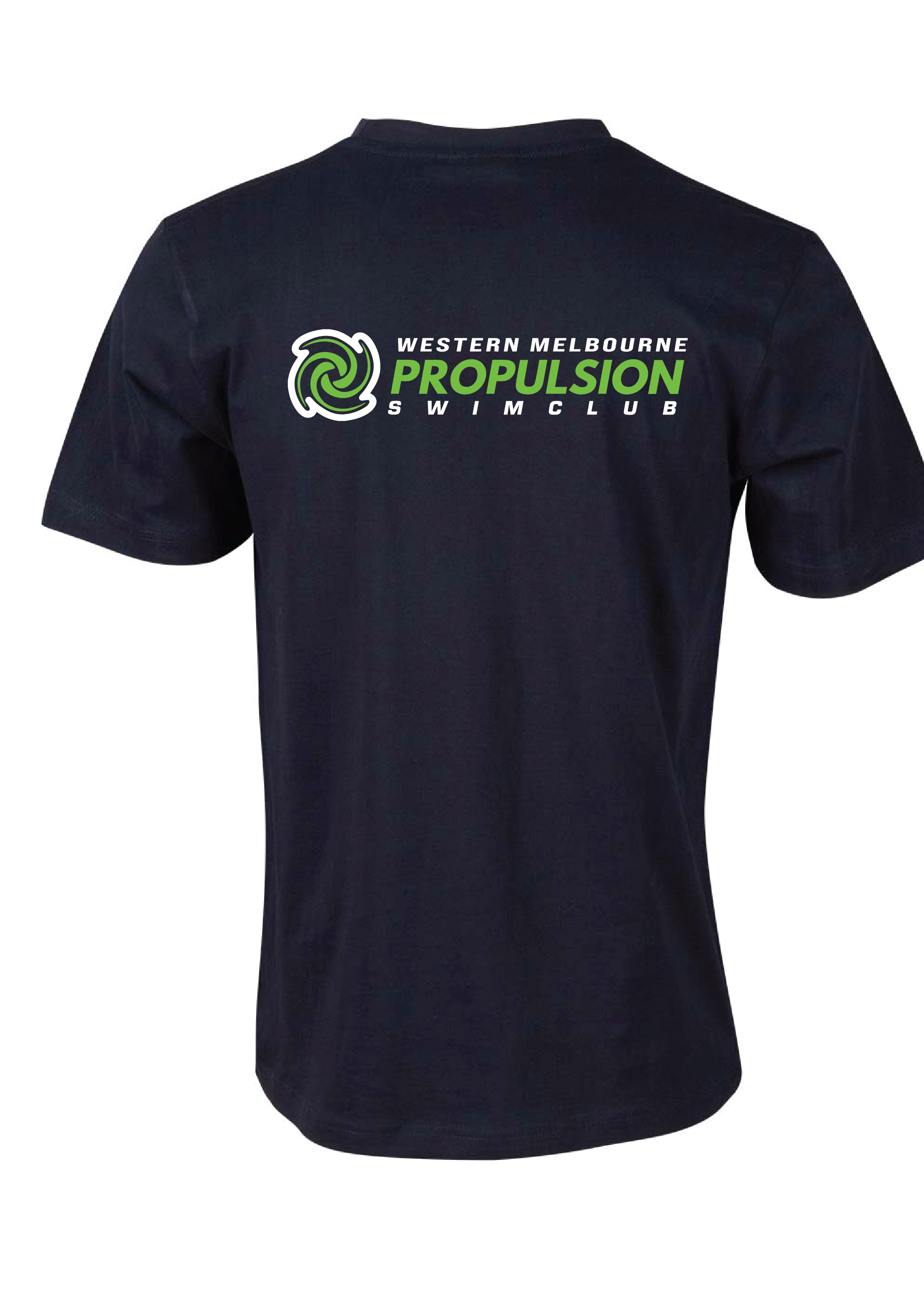 WESTERN MELBOURNE PROPULSION SHORT SLEEVE SWIM CLUB TEE - WOMEN'S NAVY