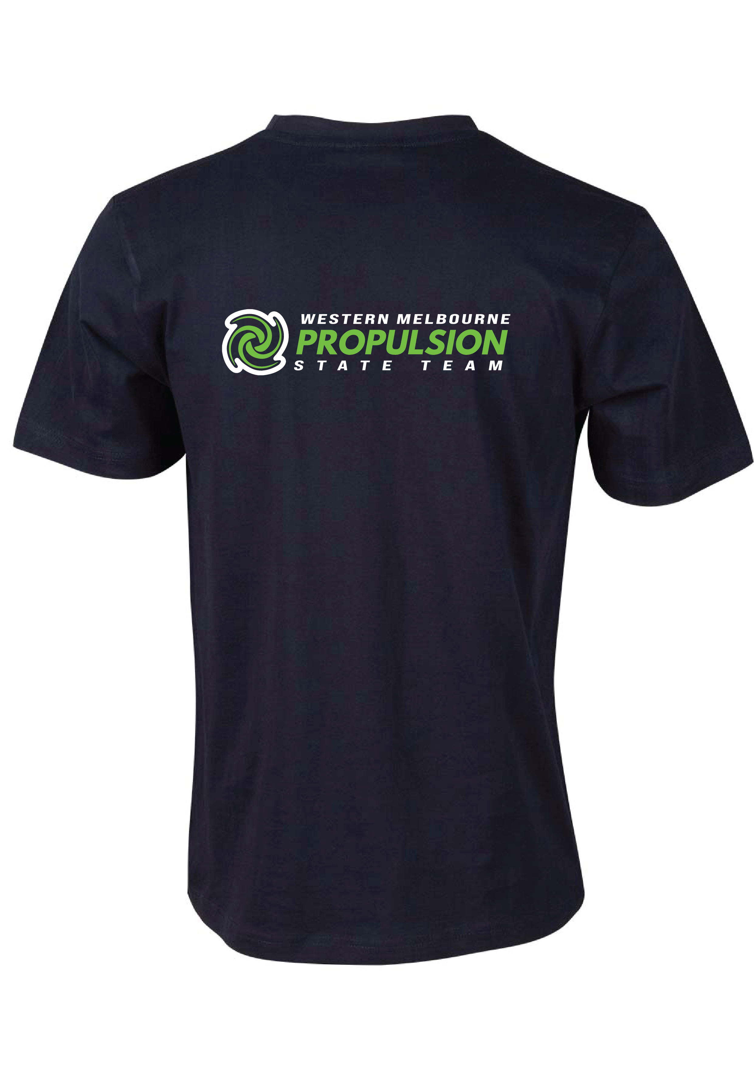 WESTERN MELBOURNE PROPULSION SHORT SLEEVE SWIM CLUB STATE TEAM TEE - WOMEN'S NAVY