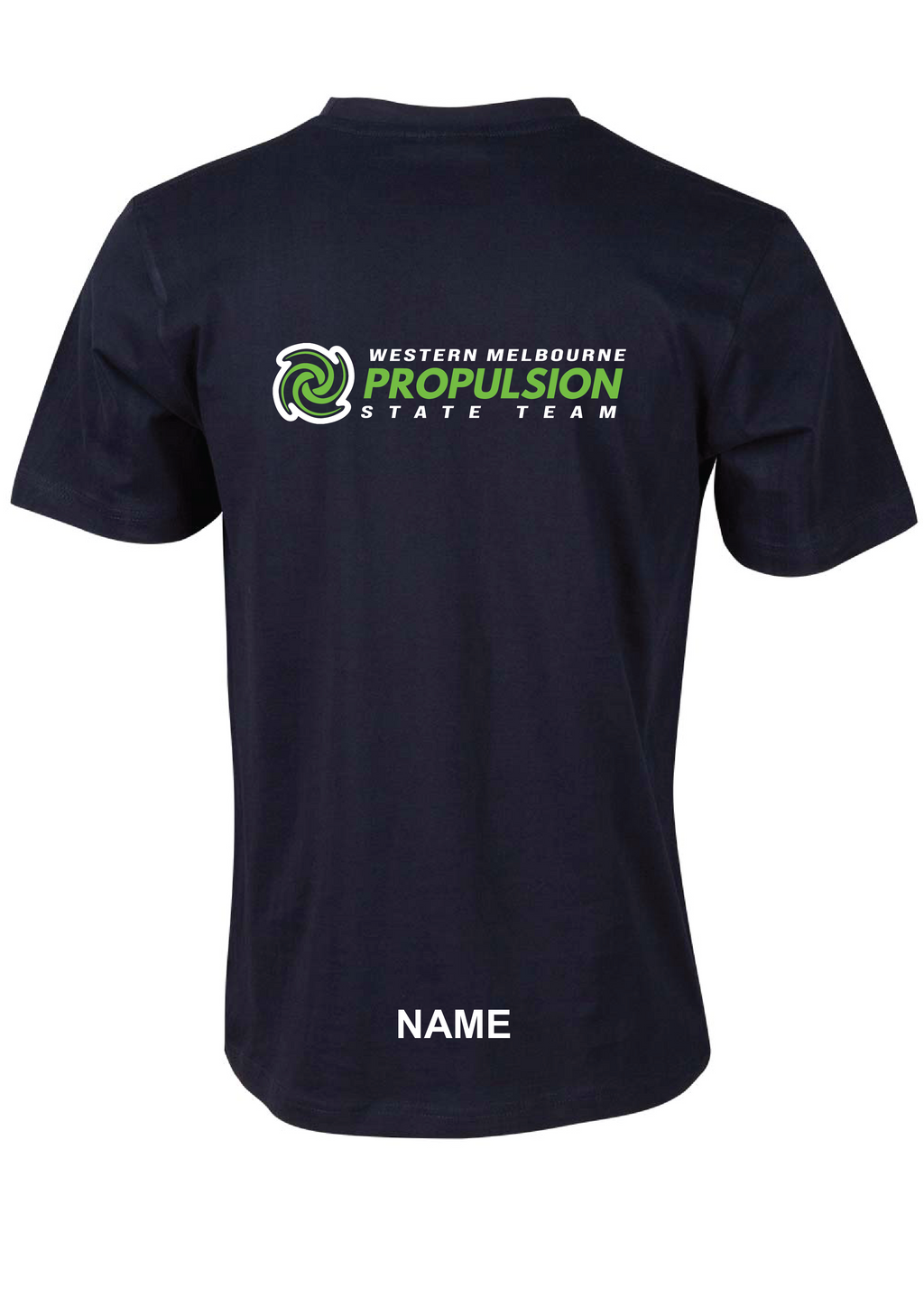 WESTERN MELBOURNE PROPULSION SHORT SLEEVE STATE TEAM TEE - NAVY UNISEX