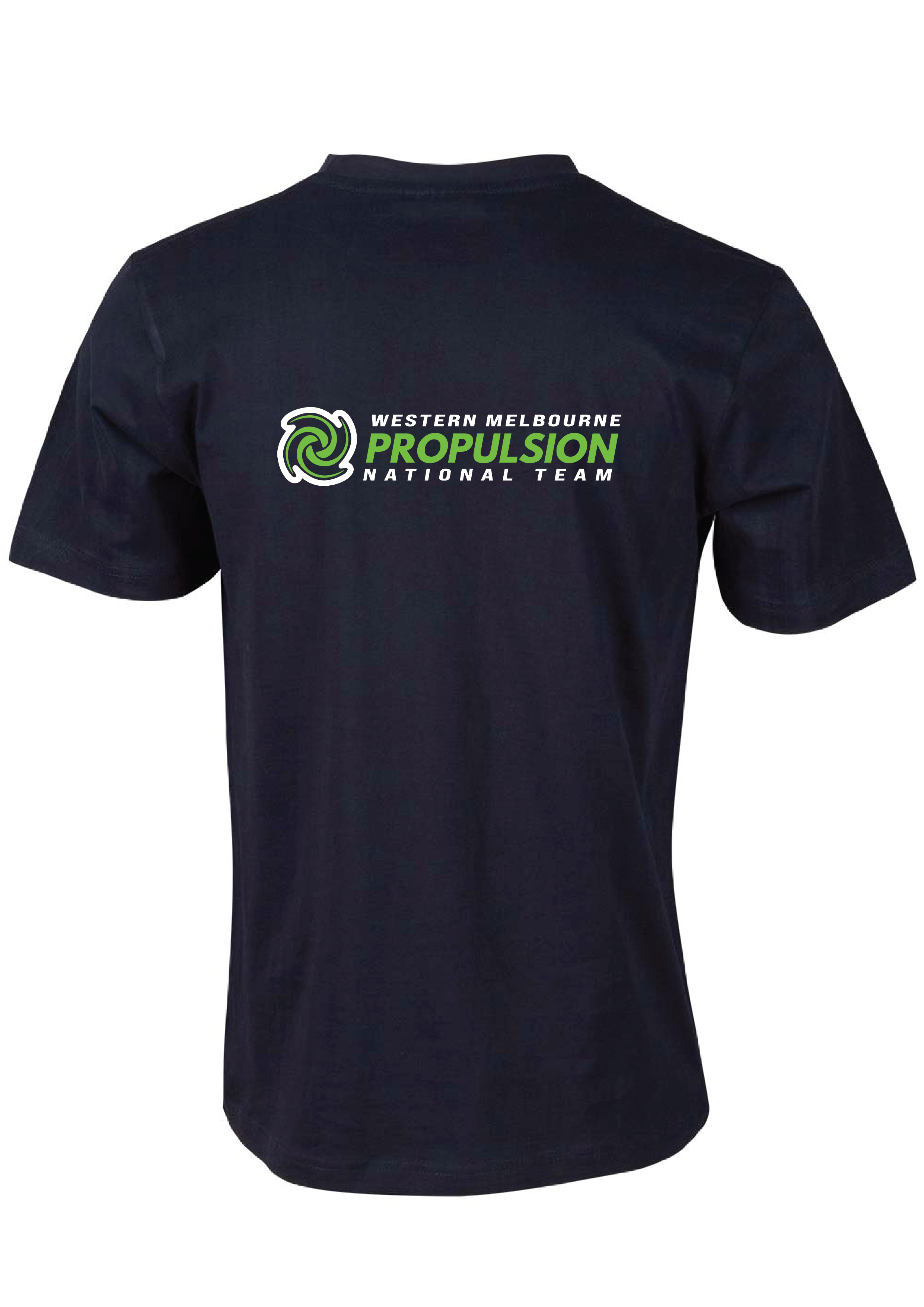 WESTERN MELBOURNE PROPULSION SWIM CLUB SHORT SLEEVE NATIONAL TEAM TEE - WOMEN'S NAVY