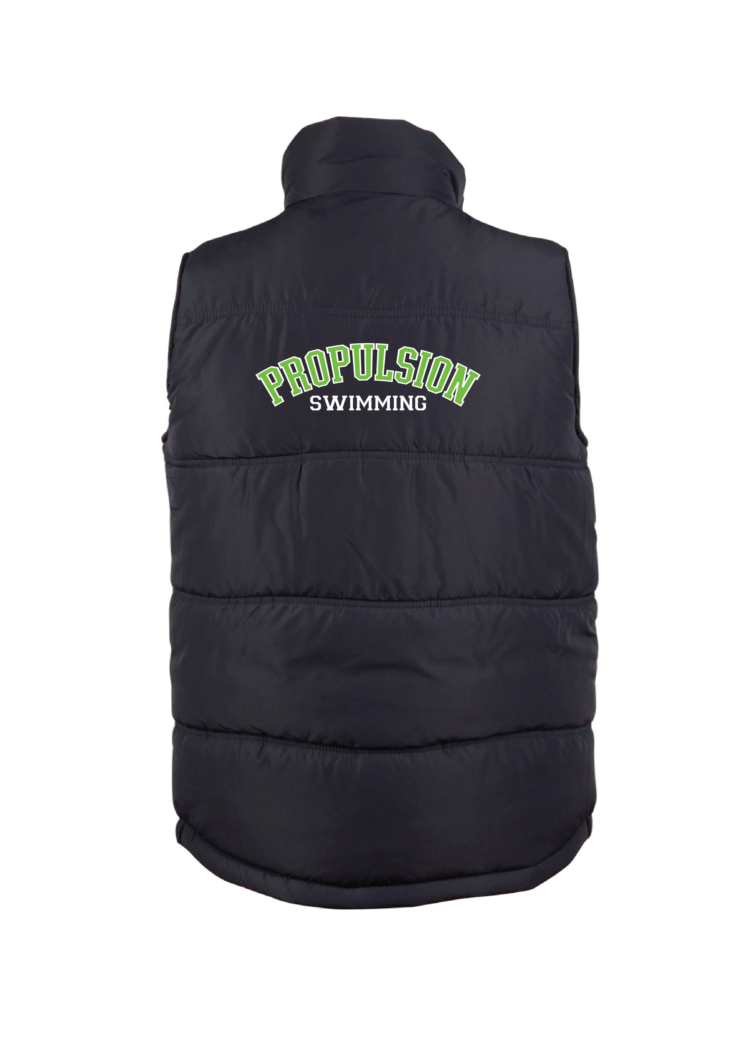 PROPULSION SWIM CLUB PUFFA VEST - NAVY (
