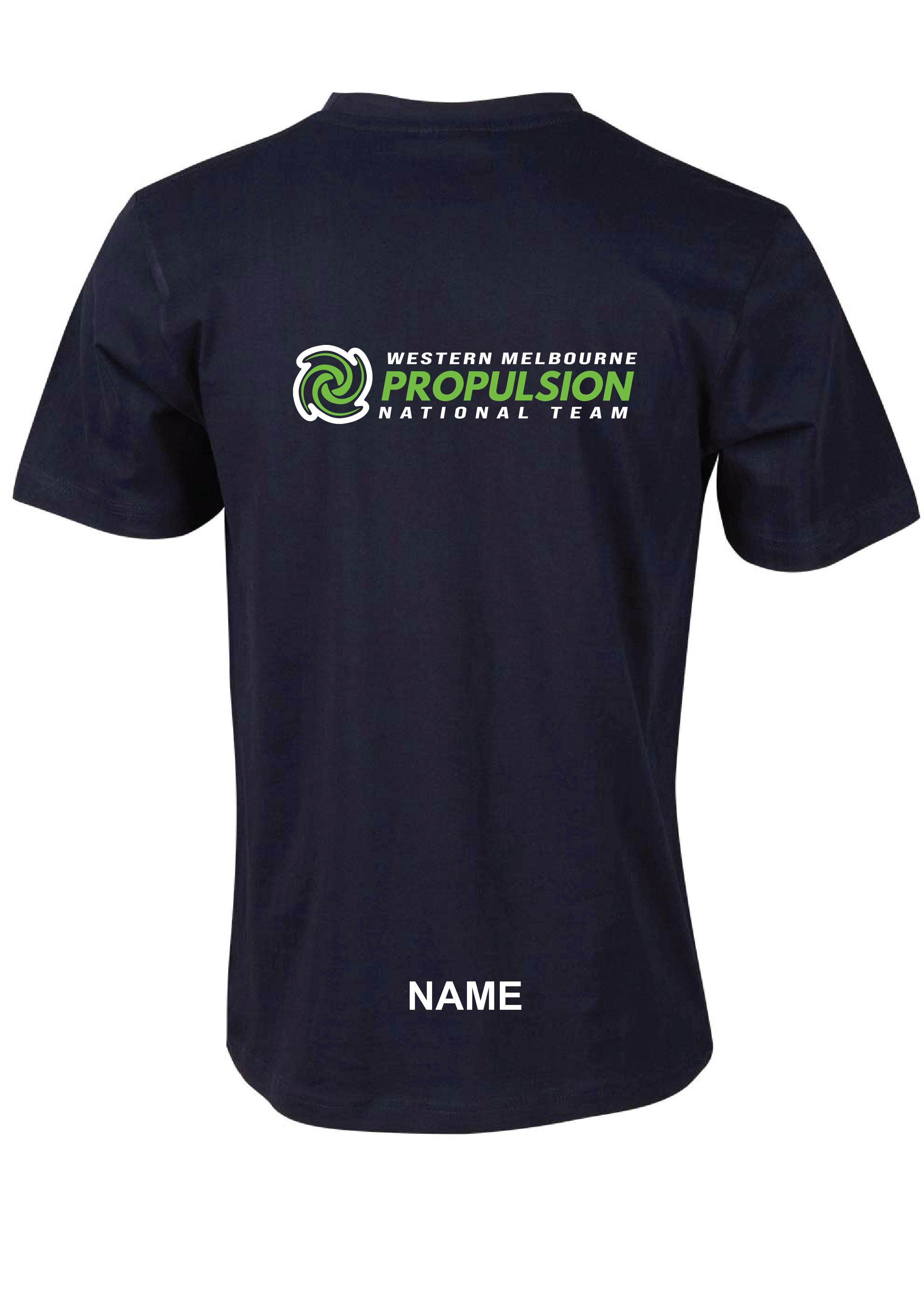 WESTERN MELBOURNE PROPULSION SHORT SLEEVE NATIONAL TEAM TEE - NAVY UNISEX