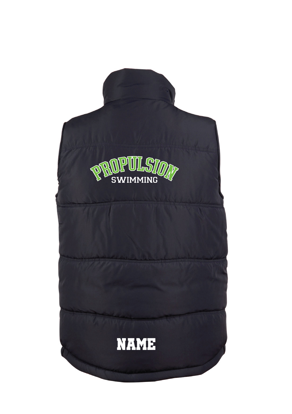 PROPULSION SWIM CLUB PUFFA VEST - NAVY (