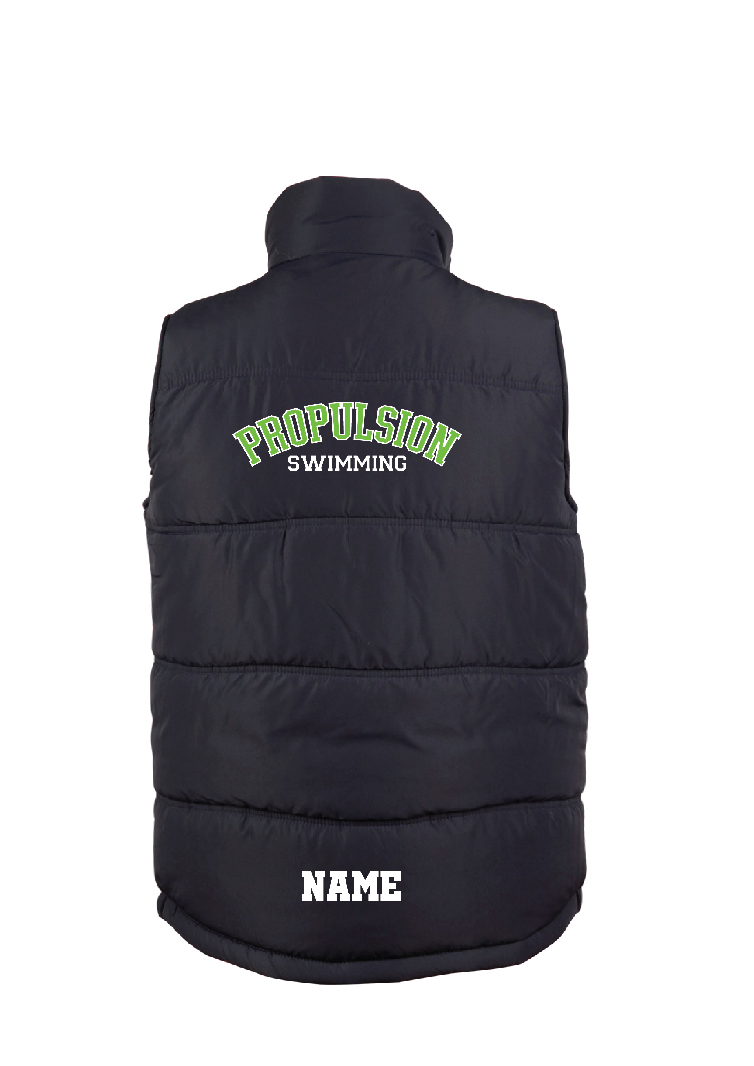 PROPULSION SWIM CLUB PUFFA VEST - NAVY (