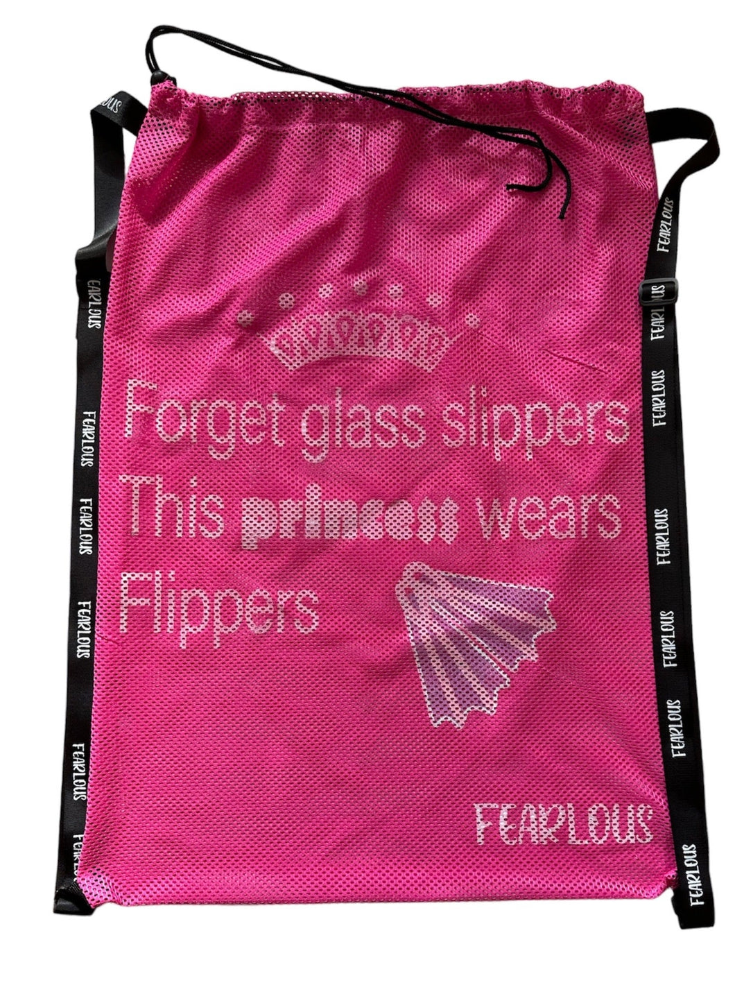 FEARLOUS -  Mesh Kit Bag - THIS PRINCESS WEARS FLIPPERS