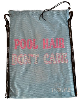 FEARLOUS -  Mesh Kit Bag - POOL HAIR DON'T CARE