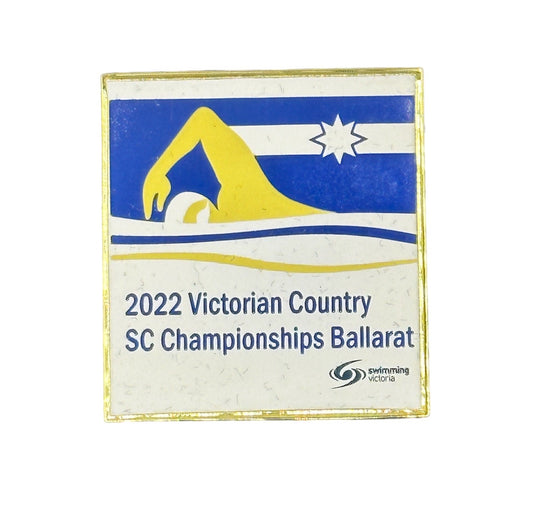 2022 Country Short Course Championships Boxed Pin