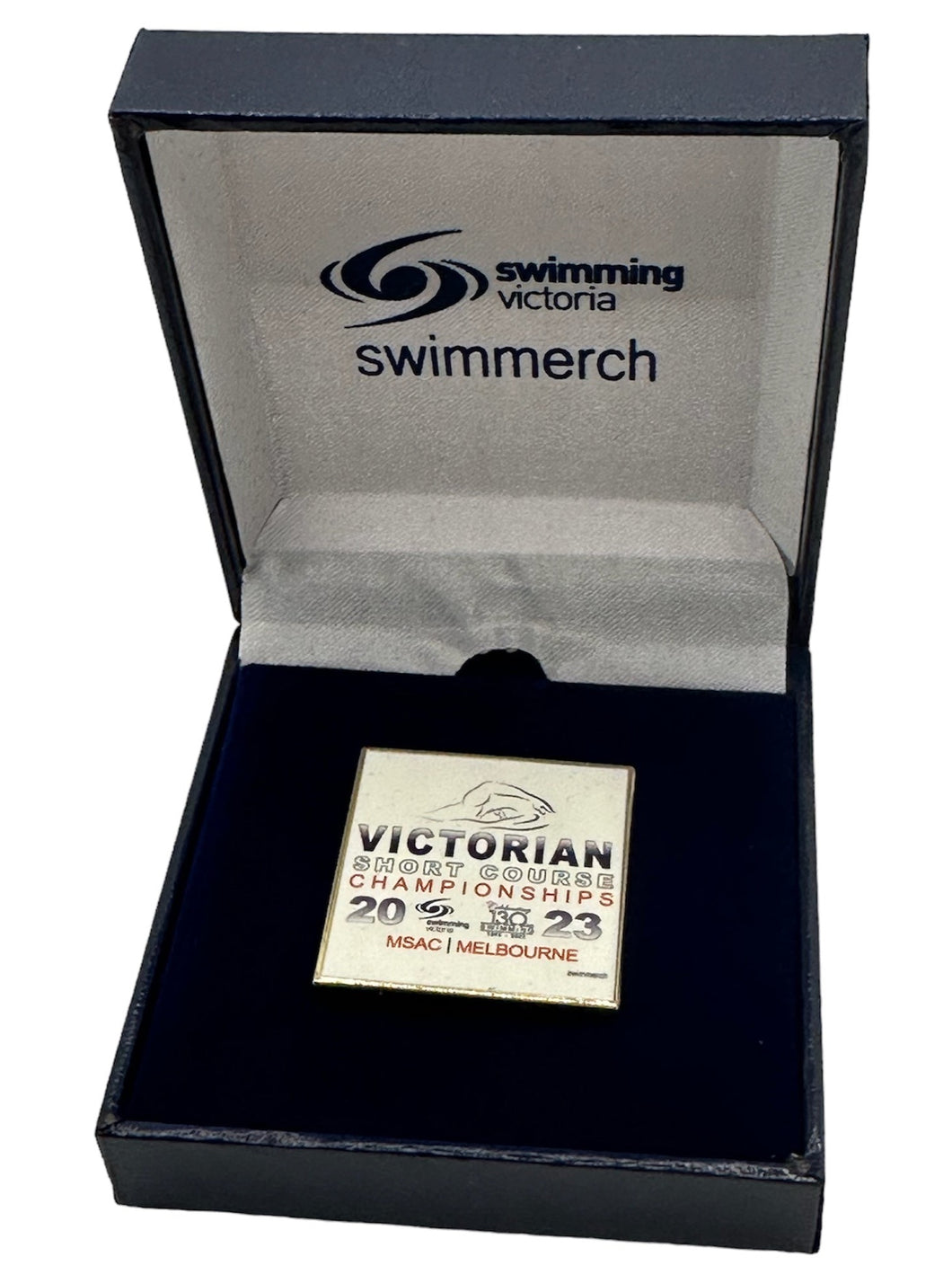 2023 Victorian Age Short Course Championships Boxed Pin - LIMITED STOCK