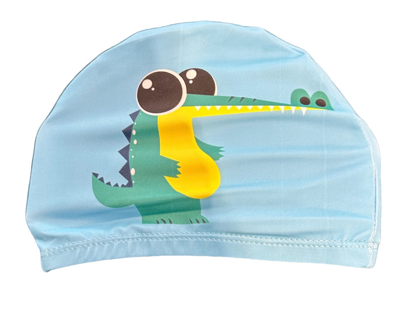 POLYESTER FABRIC SWIM CAP - TUG BOAT
