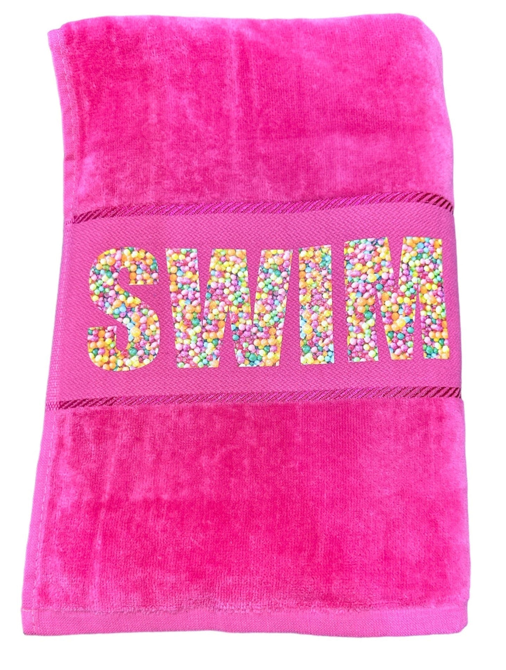 100's & 1000's SWIM towel - Red