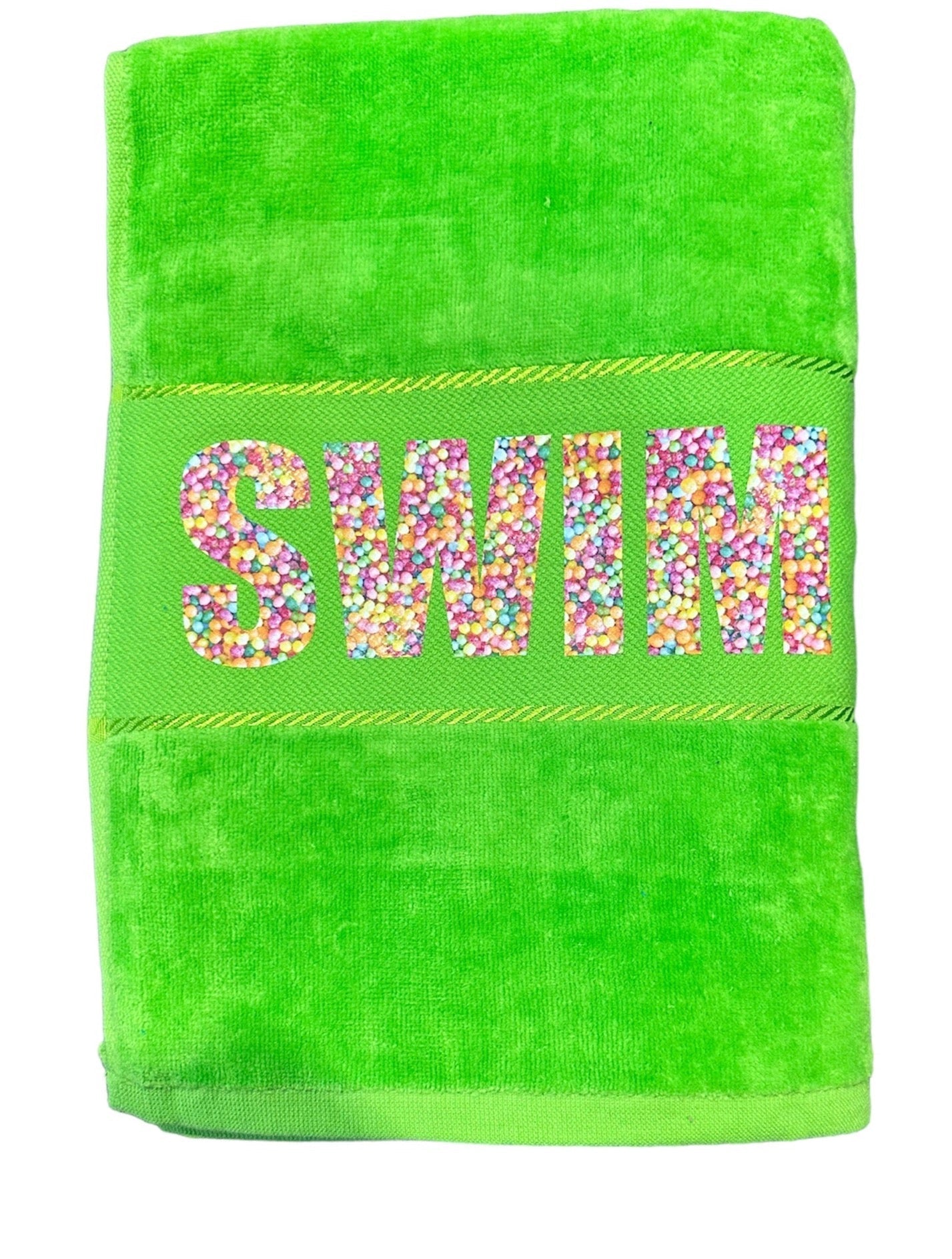 100's & 1000's SWIM towel - Red