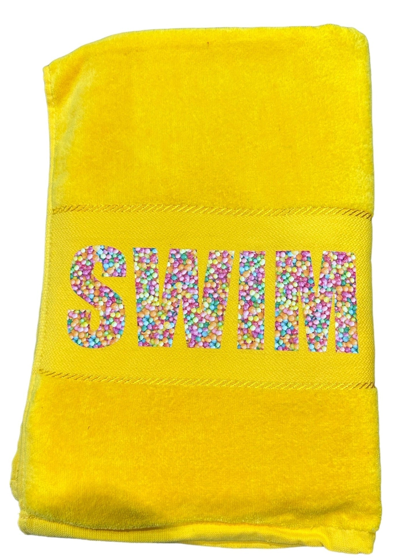 100's & 1000's SWIM towel - Red