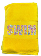 100's & 1000's SWIM towel - Aqua Blue