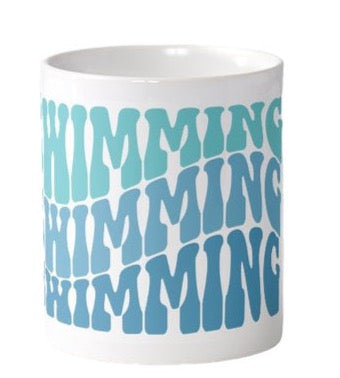 Boxed Mug - Retro swimming