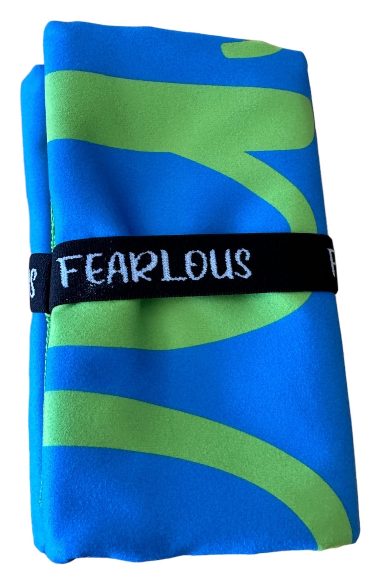FEARLOUS Large Micro Fibre Towel - Pink/Lime Green