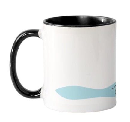 Boxed Mug - Illustration diver