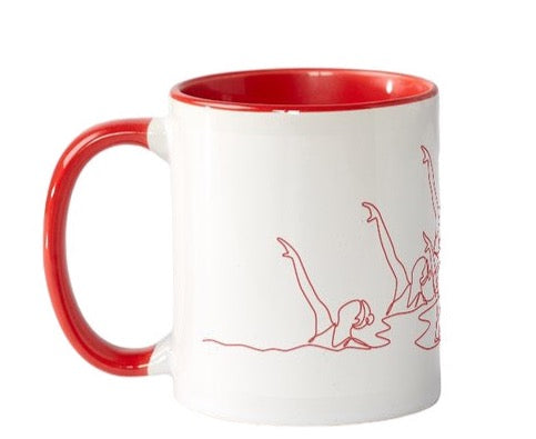 Boxed Mug - ARTISTIC SWIMMING RED