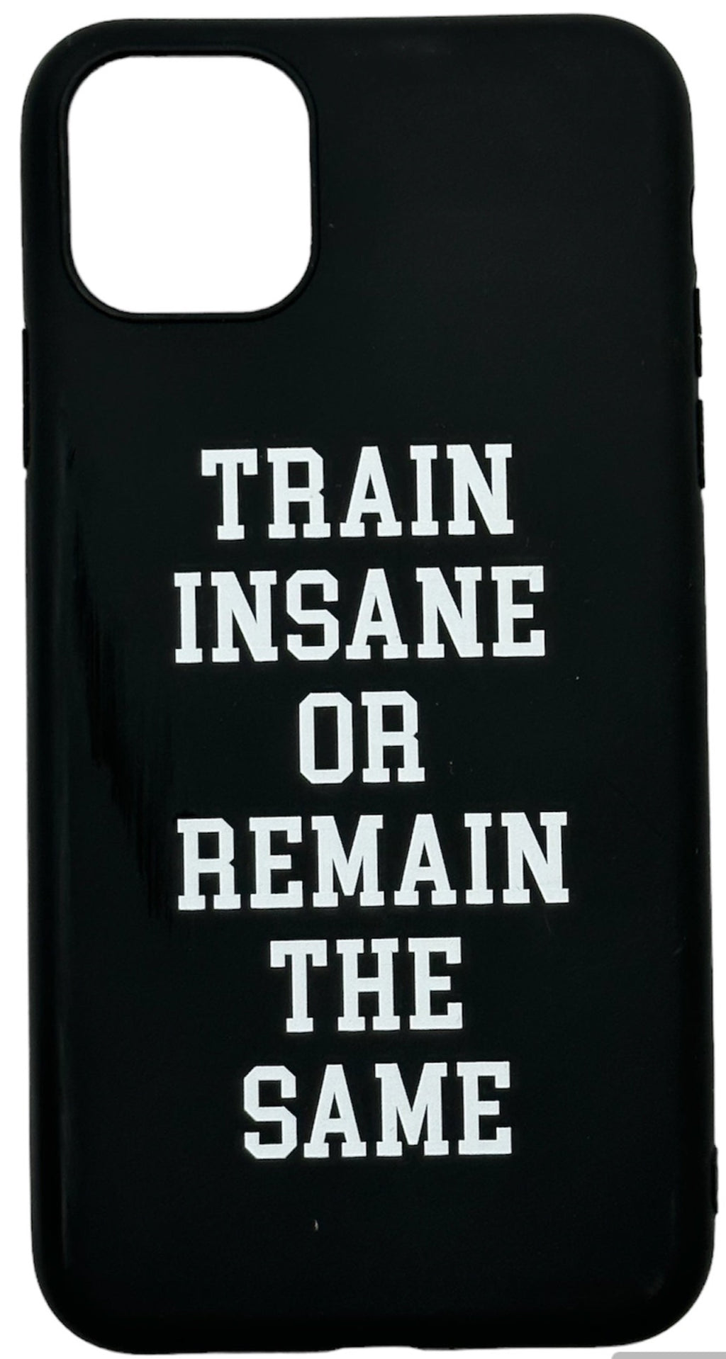 iPhone Cover - "TRAIN INSANE OR REMAIN THE SAME"