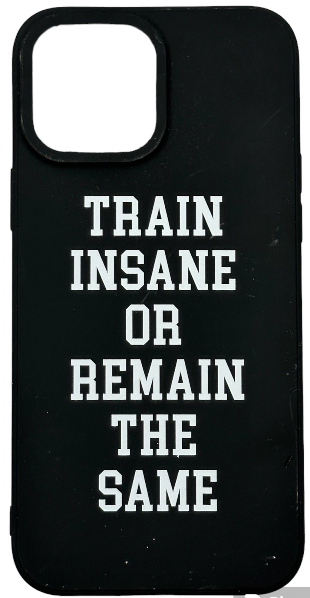 iPhone Cover - "TRAIN INSANE OR REMAIN THE SAME"