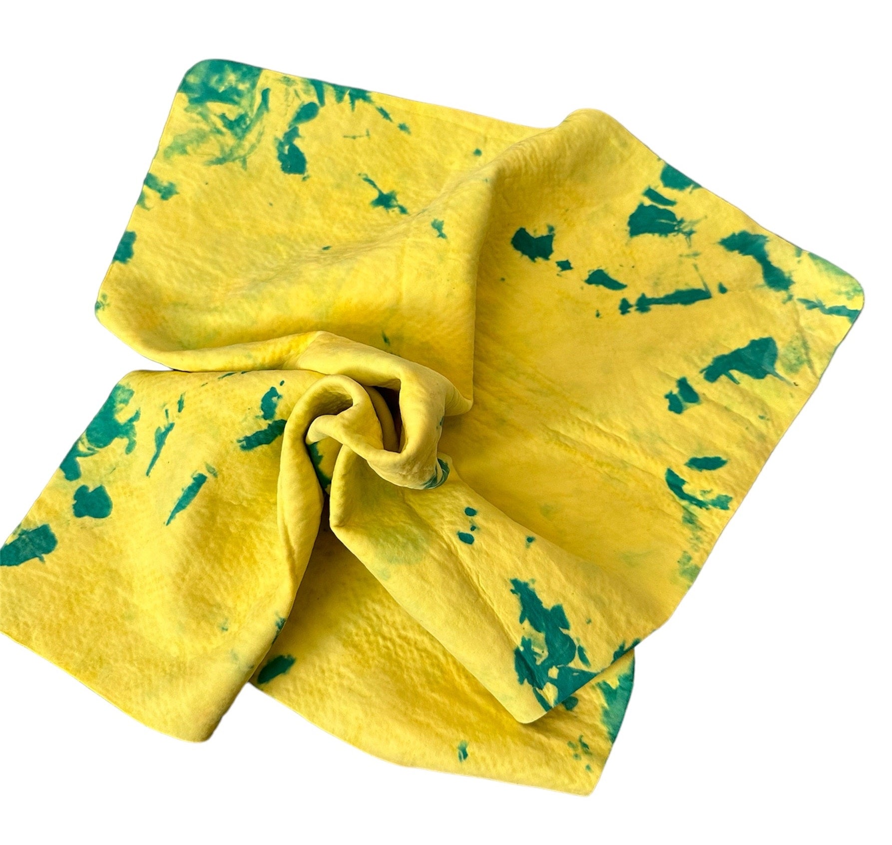 Diving/Swim Chamois by FEARLOUS - TIE DYE- YELLOW/JADE GREEN