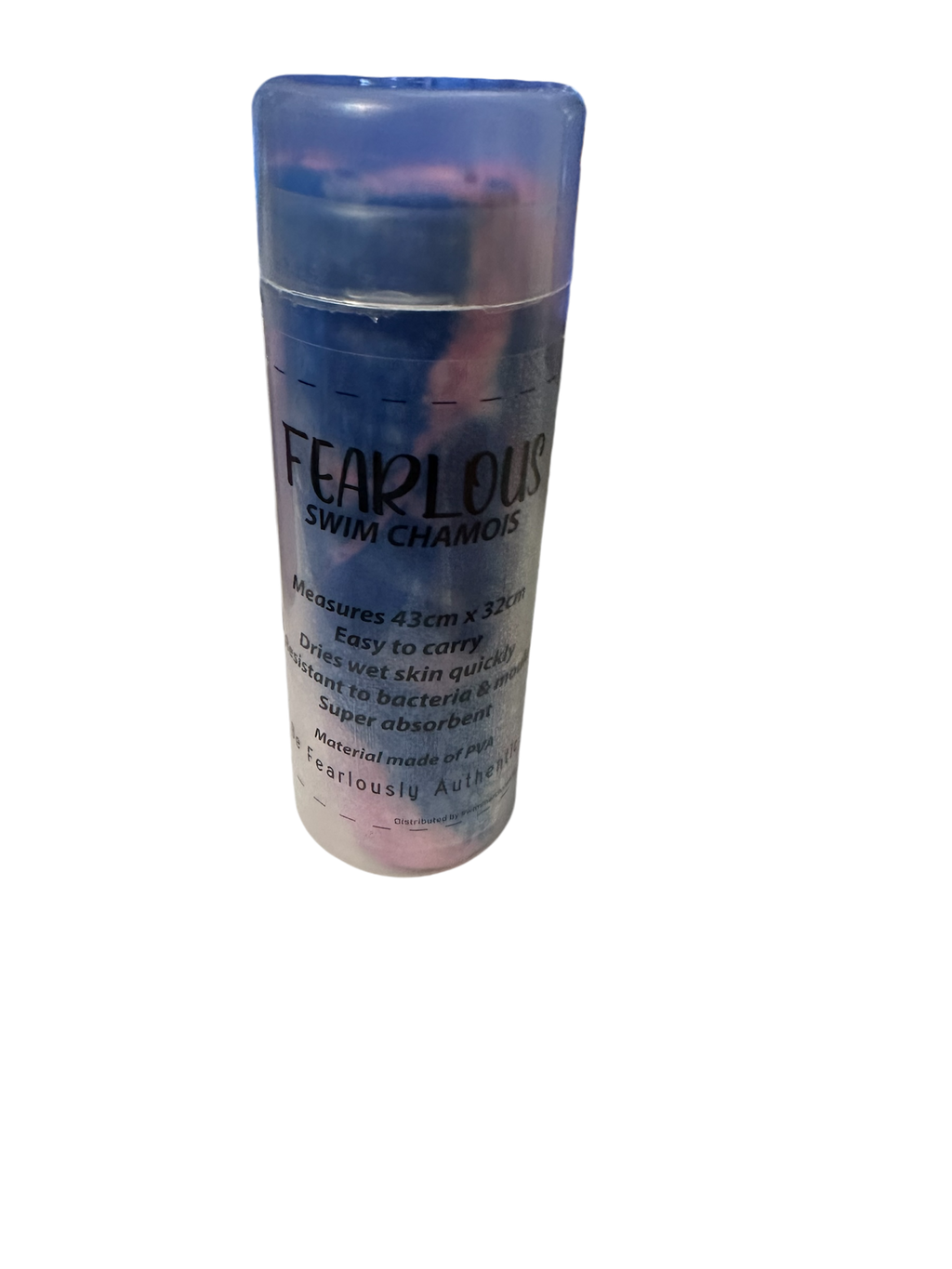 Diving/Swim Chamois by FEARLOUS - TIE DYE- PINK/BLUE