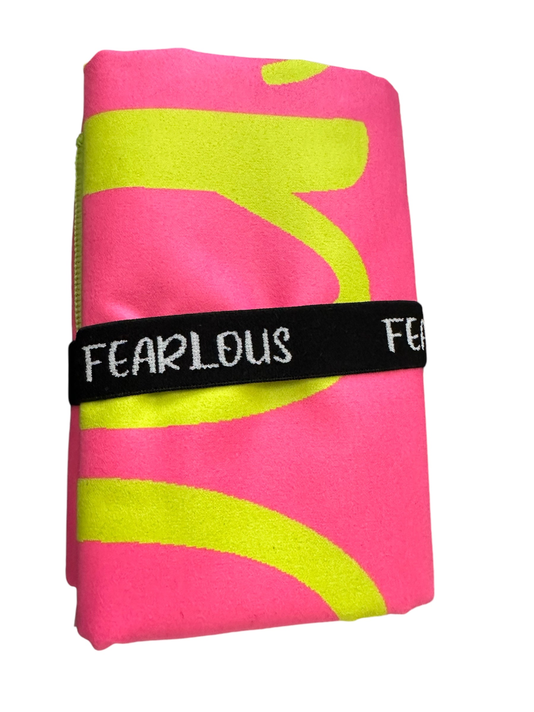 FEARLOUS Micro Fibre Towel - BLACK/AQUA