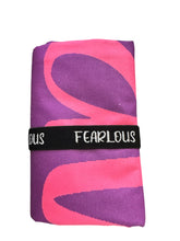 FEARLOUS Large Micro Fibre Towel - Pink/Lime Green