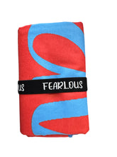 FEARLOUS Large Micro Fibre Towel - Pink/Lime Green