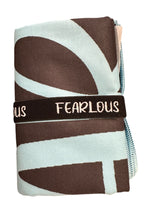 FEARLOUS Large Micro Fibre Towel - Pink/Lime Green