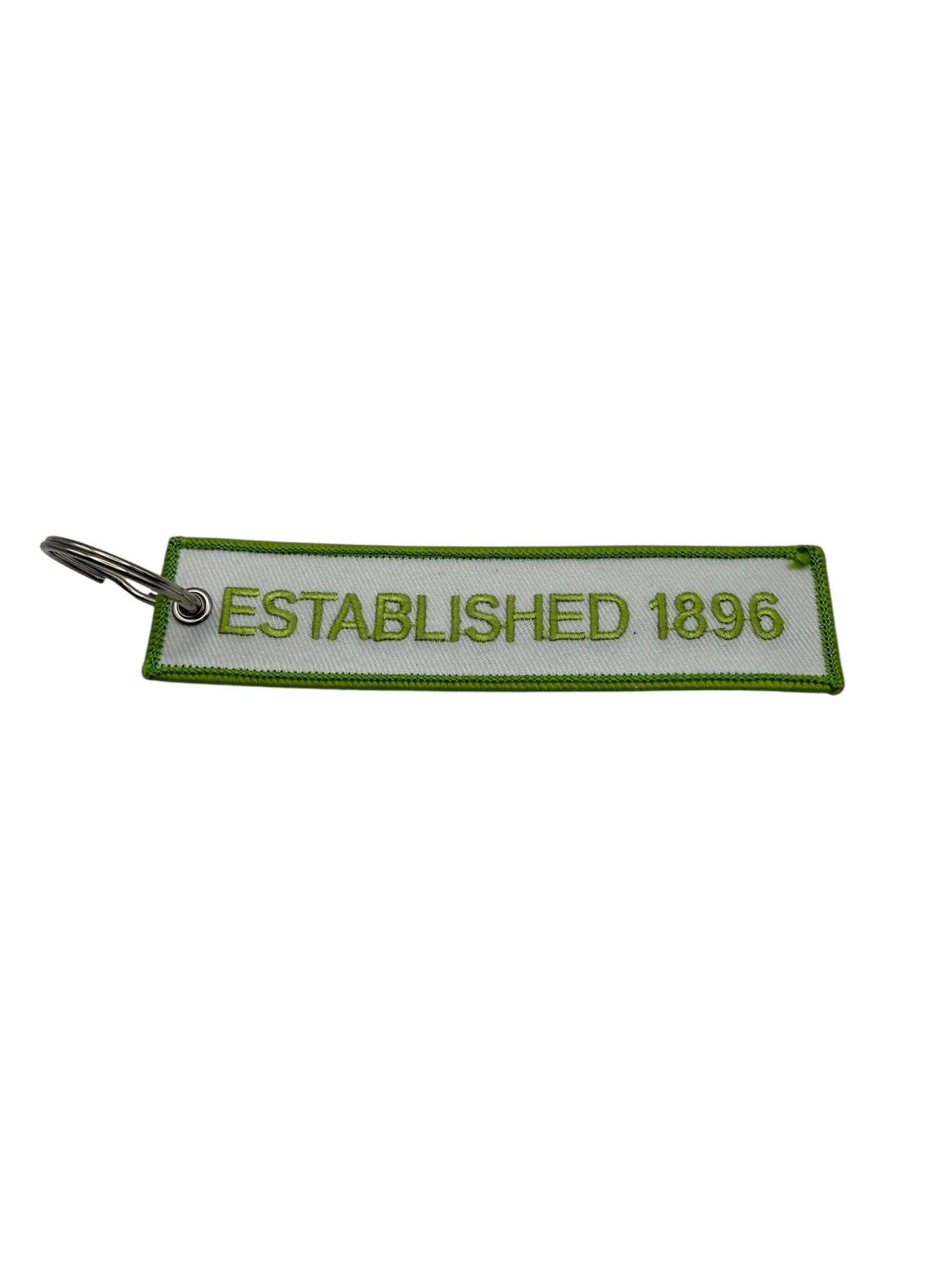 Keychain embroidered - Freestyle Est 1896 - Lime Green