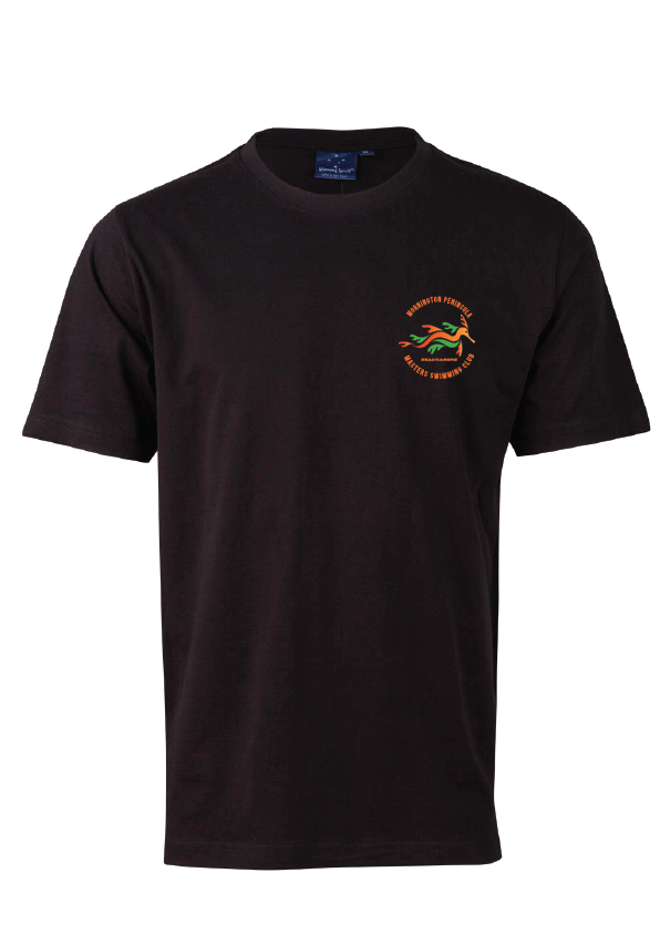 Mornington Peninsula Masters Swim Club Short Sleeve Tee - Womens Black