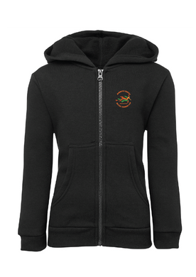 Mornington Peninsula Masters Swim Club Zip Thru Hoodie - Unisex BLACK