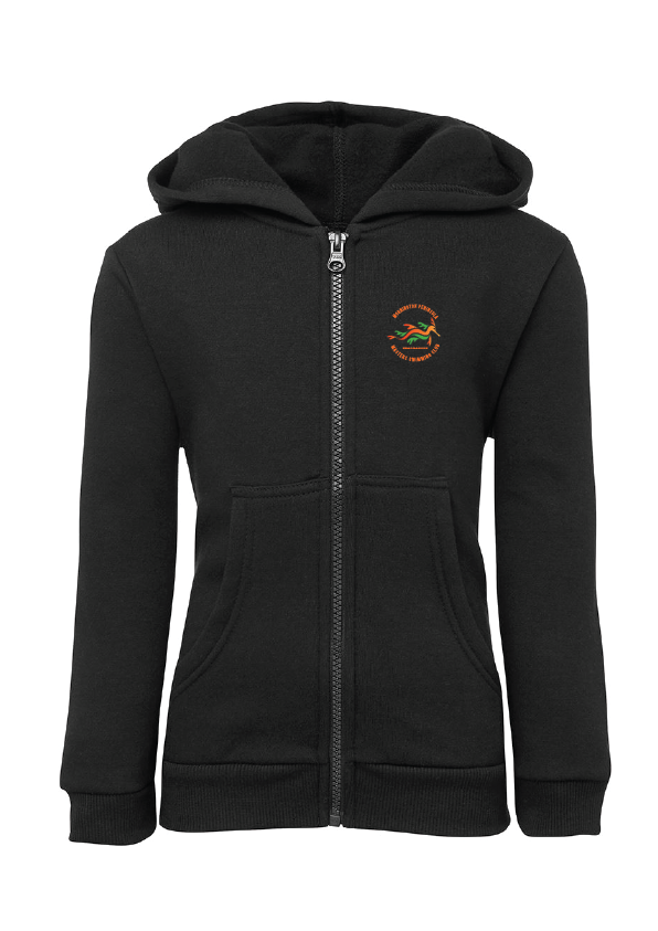 Mornington Peninsula Masters Swim Club Zip Thru Hoodie - Womens BLACK